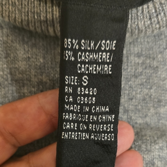 August Silk Women's Gray Turtleneck Sweater - Picture 3 of 12